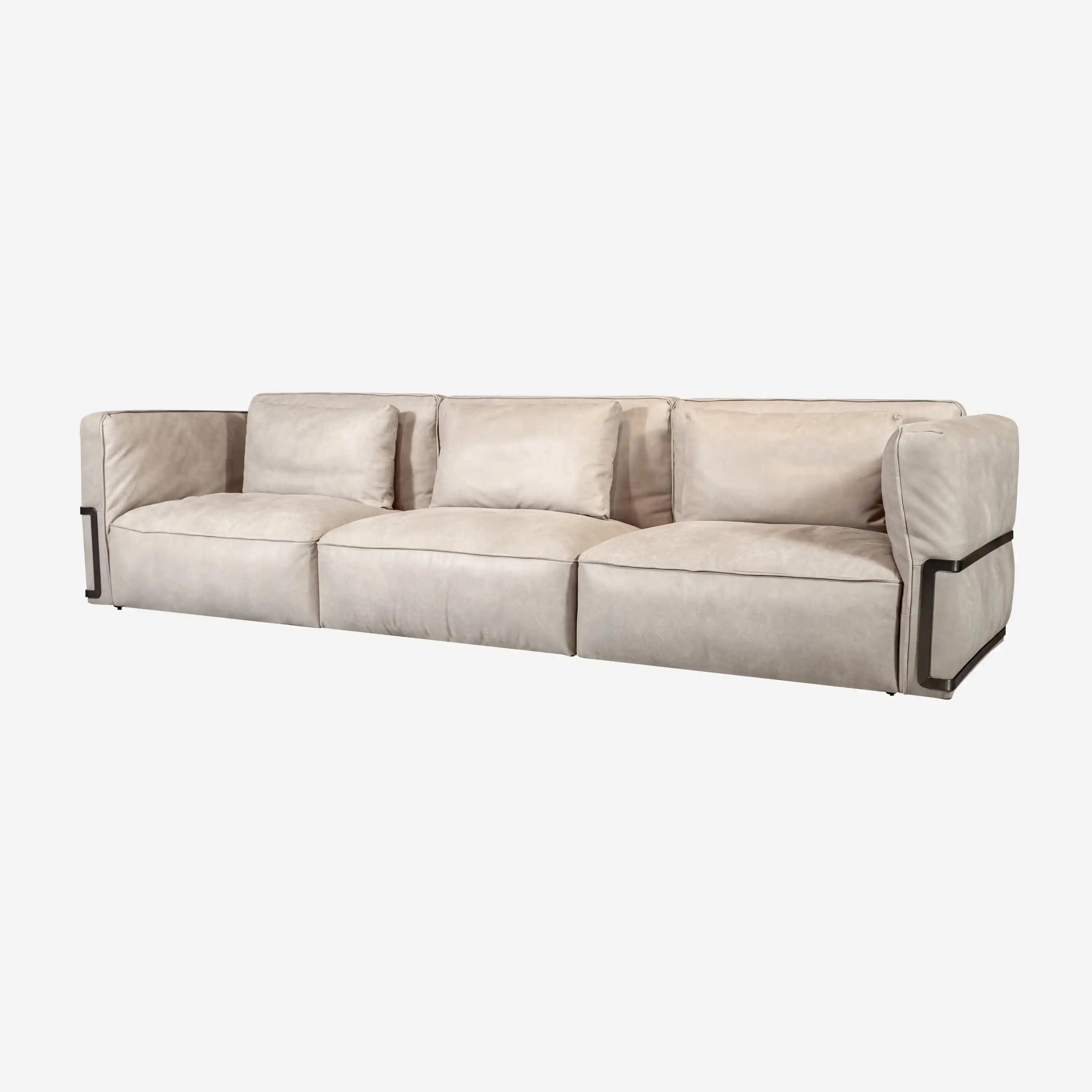 Julieta 3 Seater Leather Sofa